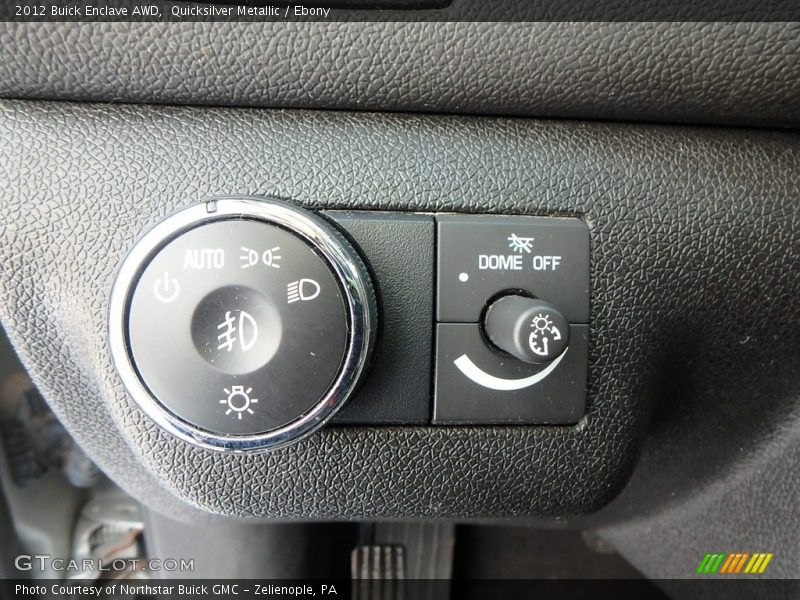 Quicksilver Metallic / Ebony 2012 Buick Enclave AWD