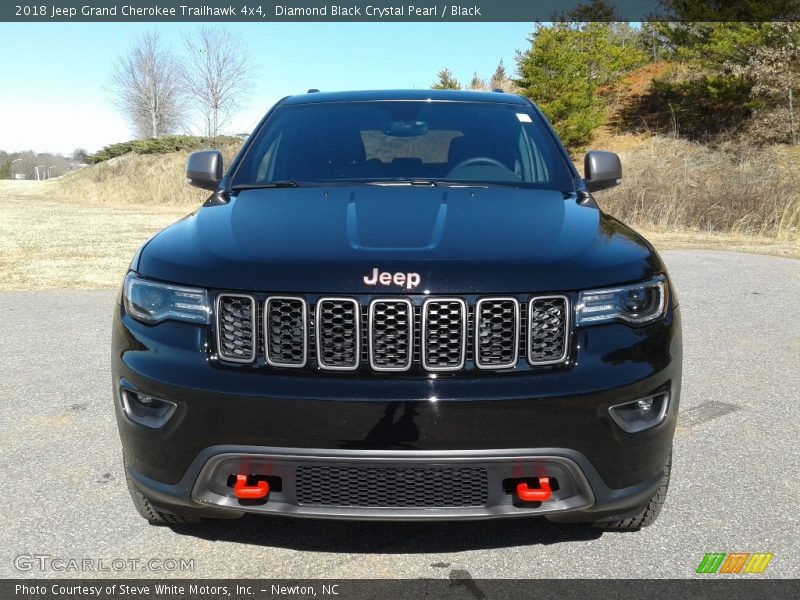 Diamond Black Crystal Pearl / Black 2018 Jeep Grand Cherokee Trailhawk 4x4