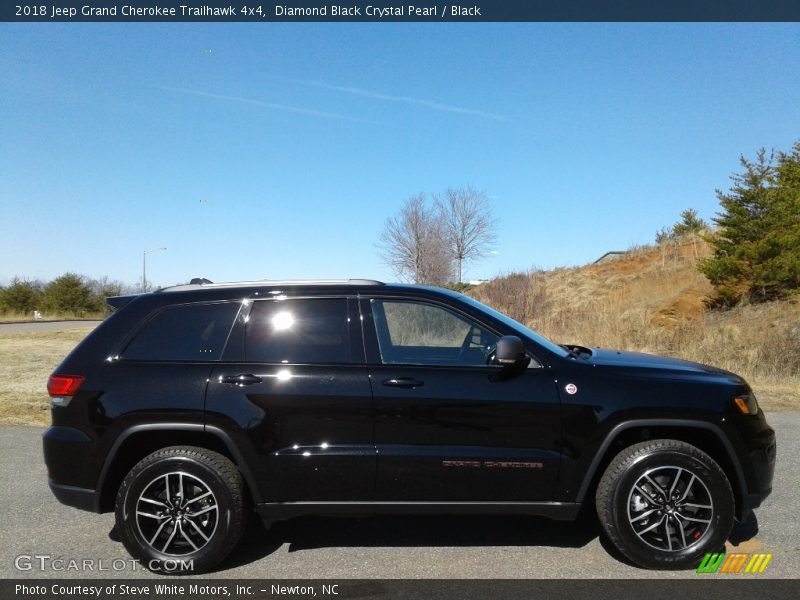 Diamond Black Crystal Pearl / Black 2018 Jeep Grand Cherokee Trailhawk 4x4