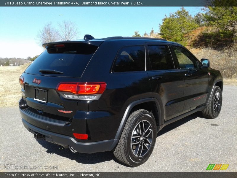 Diamond Black Crystal Pearl / Black 2018 Jeep Grand Cherokee Trailhawk 4x4