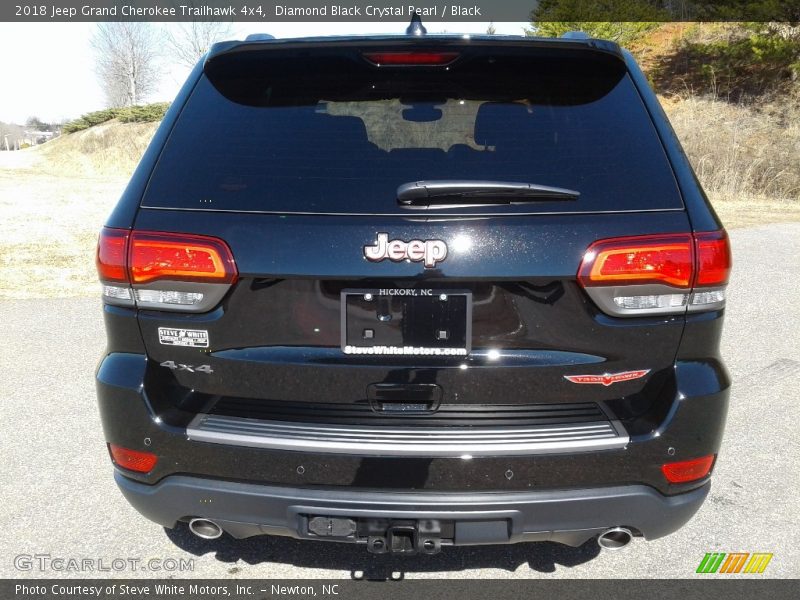 Diamond Black Crystal Pearl / Black 2018 Jeep Grand Cherokee Trailhawk 4x4