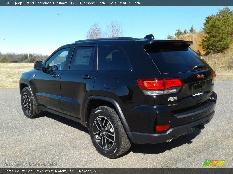 Diamond Black Crystal Pearl / Black 2018 Jeep Grand Cherokee Trailhawk 4x4