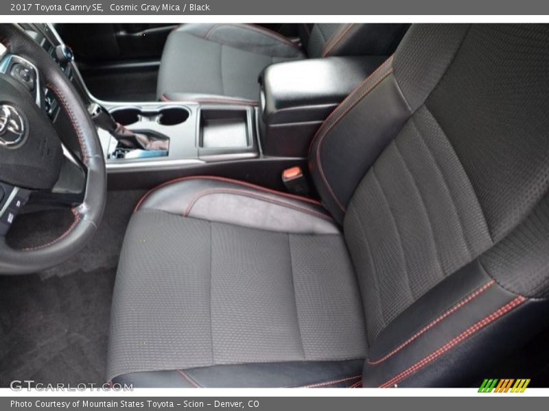 Cosmic Gray Mica / Black 2017 Toyota Camry SE