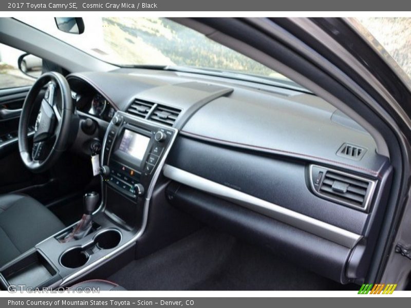 Cosmic Gray Mica / Black 2017 Toyota Camry SE