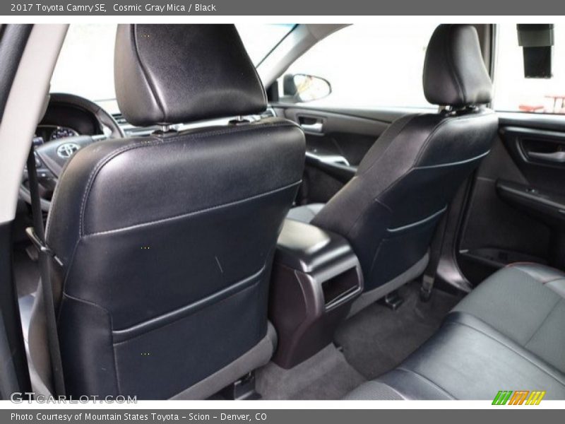 Cosmic Gray Mica / Black 2017 Toyota Camry SE