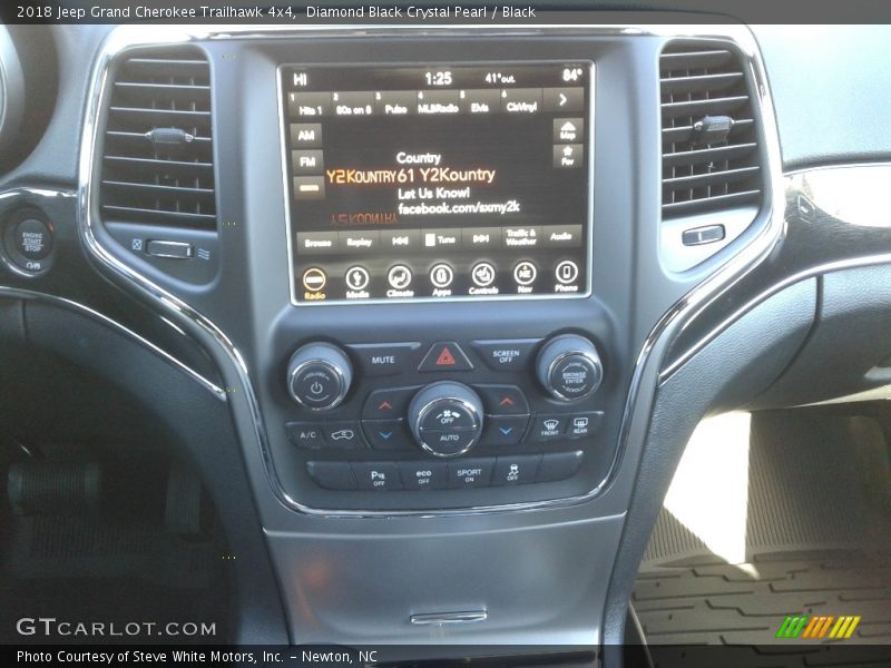 Diamond Black Crystal Pearl / Black 2018 Jeep Grand Cherokee Trailhawk 4x4