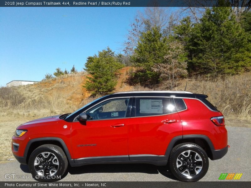 Redline Pearl / Black/Ruby Red 2018 Jeep Compass Trailhawk 4x4