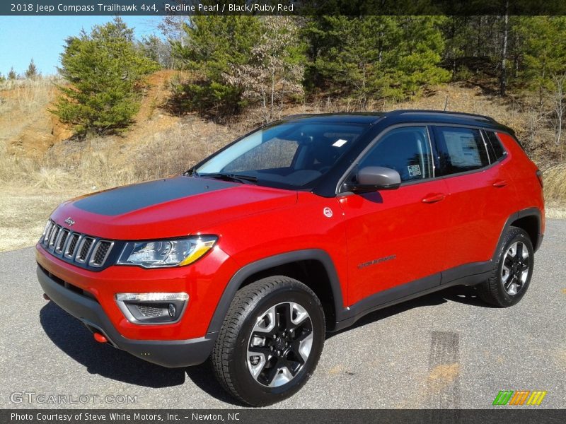 Redline Pearl / Black/Ruby Red 2018 Jeep Compass Trailhawk 4x4