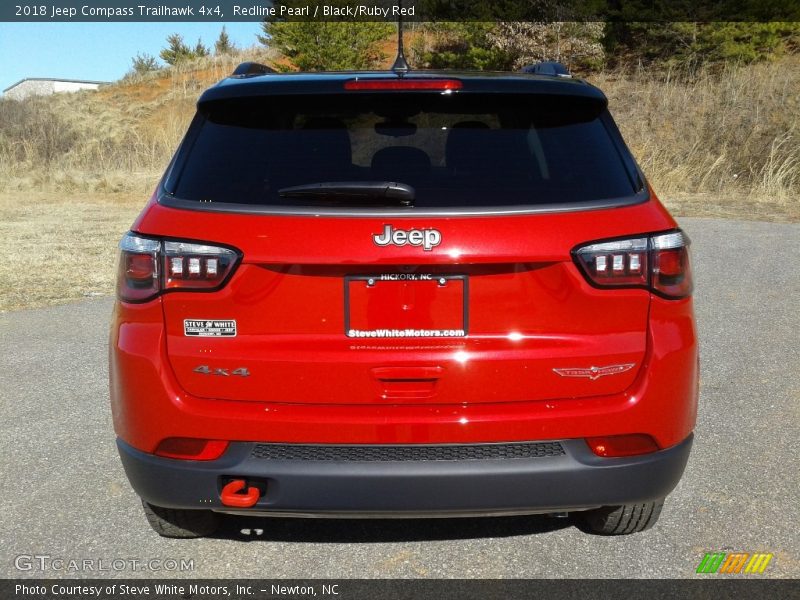 Redline Pearl / Black/Ruby Red 2018 Jeep Compass Trailhawk 4x4