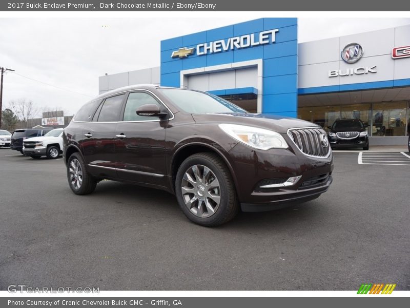 Dark Chocolate Metallic / Ebony/Ebony 2017 Buick Enclave Premium
