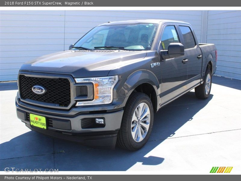 Magnetic / Black 2018 Ford F150 STX SuperCrew