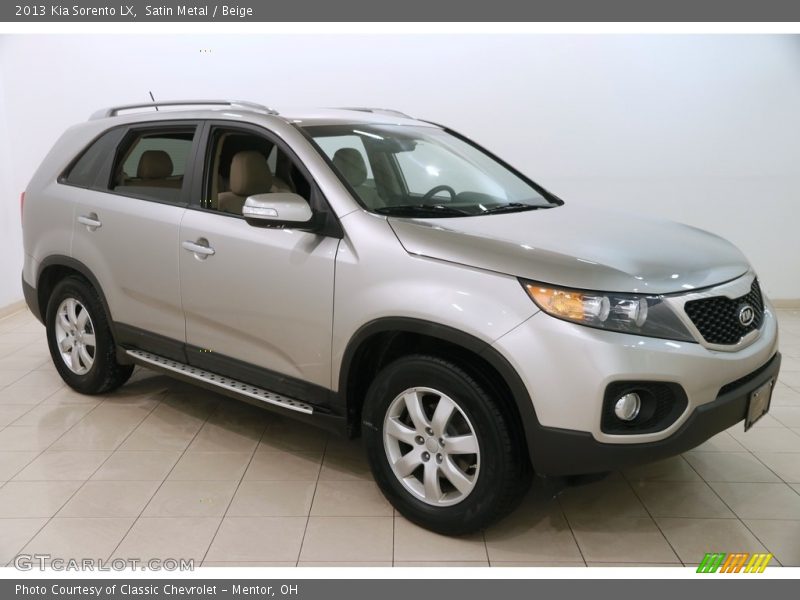 Satin Metal / Beige 2013 Kia Sorento LX