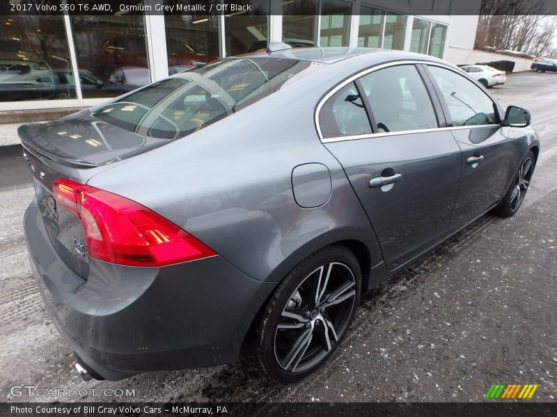 Osmium Grey Metallic / Off Black 2017 Volvo S60 T6 AWD