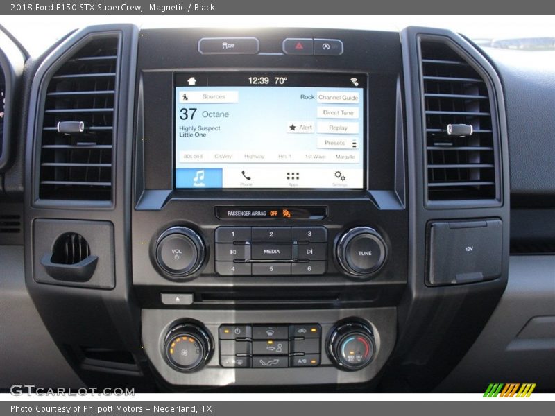 Magnetic / Black 2018 Ford F150 STX SuperCrew