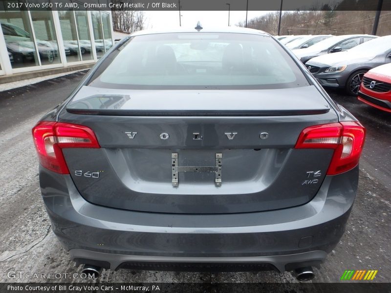 Osmium Grey Metallic / Off Black 2017 Volvo S60 T6 AWD