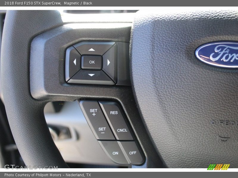 Magnetic / Black 2018 Ford F150 STX SuperCrew