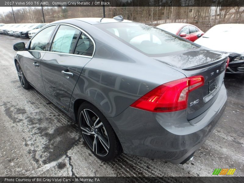 Osmium Grey Metallic / Off Black 2017 Volvo S60 T6 AWD