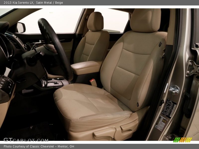Satin Metal / Beige 2013 Kia Sorento LX