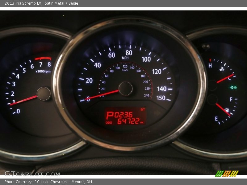 Satin Metal / Beige 2013 Kia Sorento LX