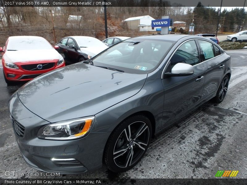 Osmium Grey Metallic / Off Black 2017 Volvo S60 T6 AWD