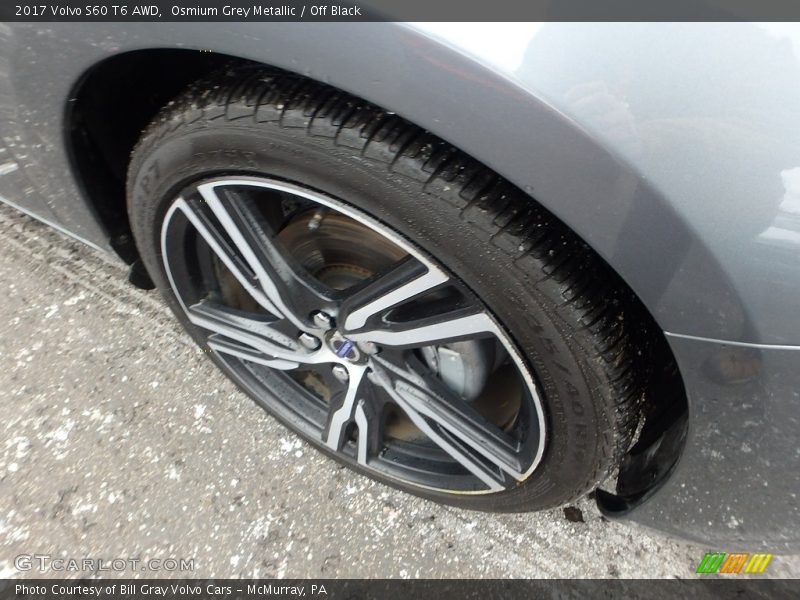 Osmium Grey Metallic / Off Black 2017 Volvo S60 T6 AWD