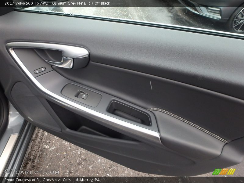Osmium Grey Metallic / Off Black 2017 Volvo S60 T6 AWD