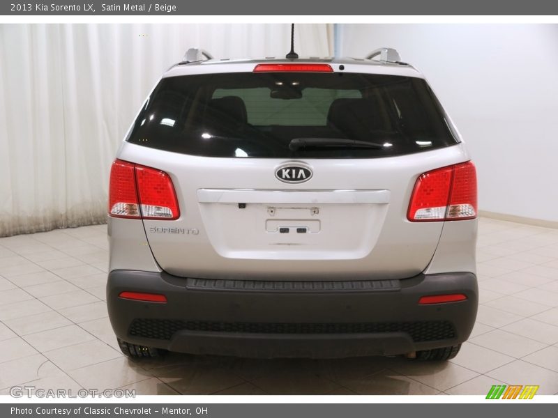 Satin Metal / Beige 2013 Kia Sorento LX