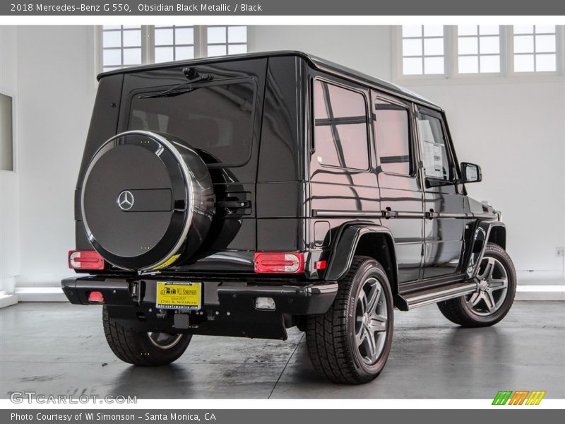 Obsidian Black Metallic / Black 2018 Mercedes-Benz G 550