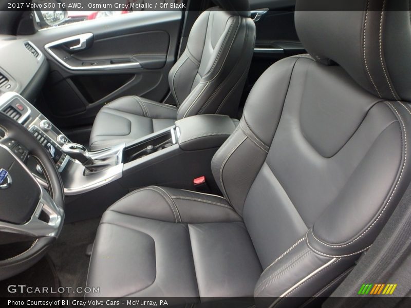 Osmium Grey Metallic / Off Black 2017 Volvo S60 T6 AWD