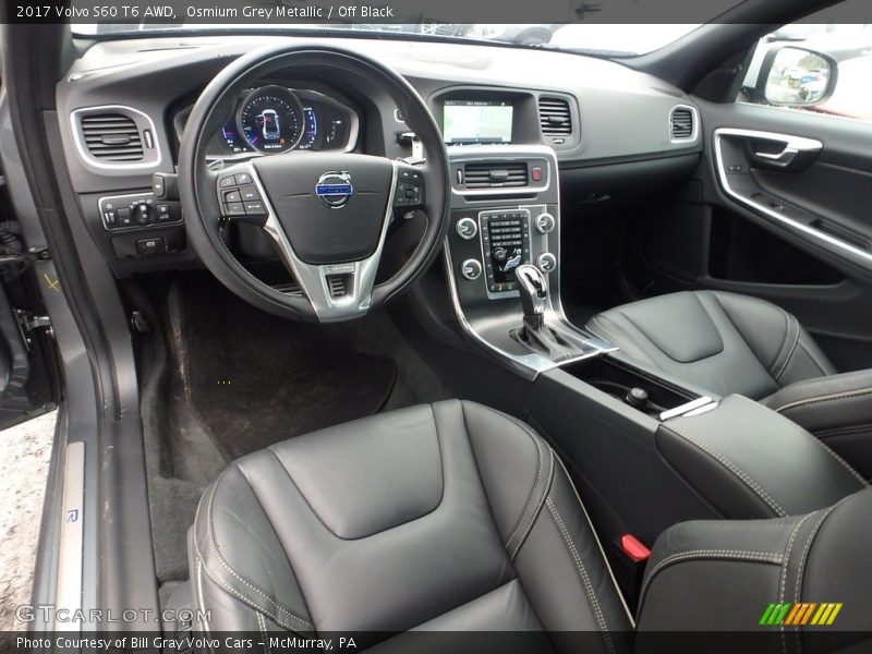 Osmium Grey Metallic / Off Black 2017 Volvo S60 T6 AWD