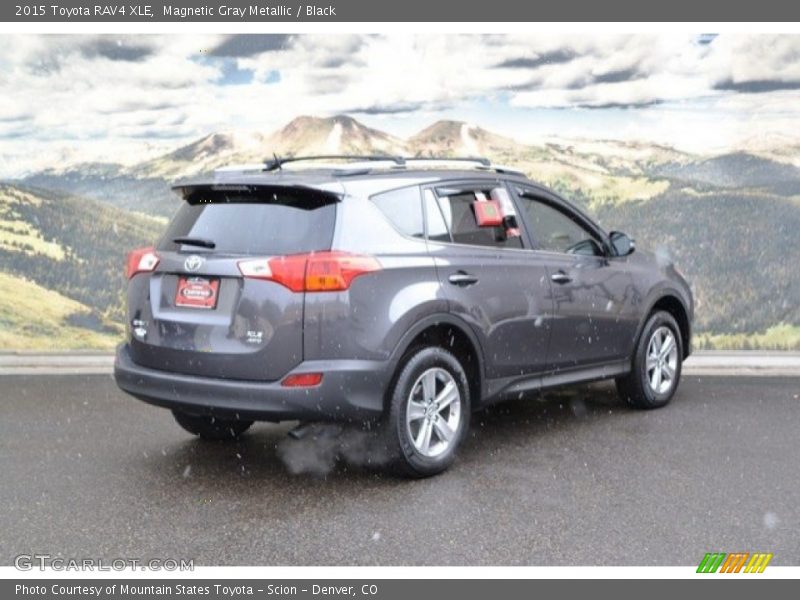 Magnetic Gray Metallic / Black 2015 Toyota RAV4 XLE