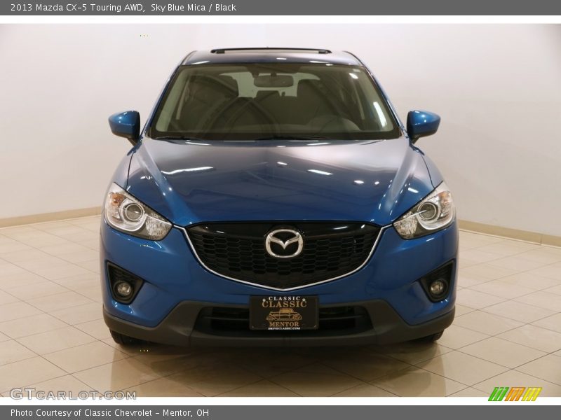 Sky Blue Mica / Black 2013 Mazda CX-5 Touring AWD