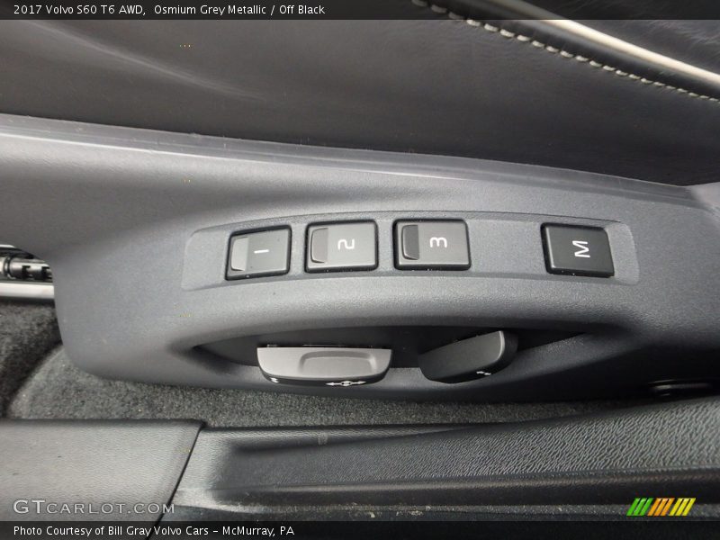 Osmium Grey Metallic / Off Black 2017 Volvo S60 T6 AWD