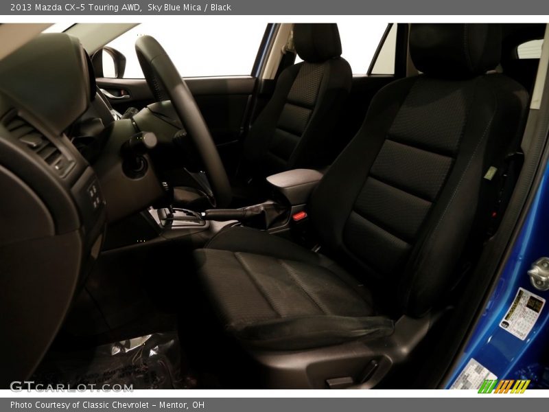 Sky Blue Mica / Black 2013 Mazda CX-5 Touring AWD