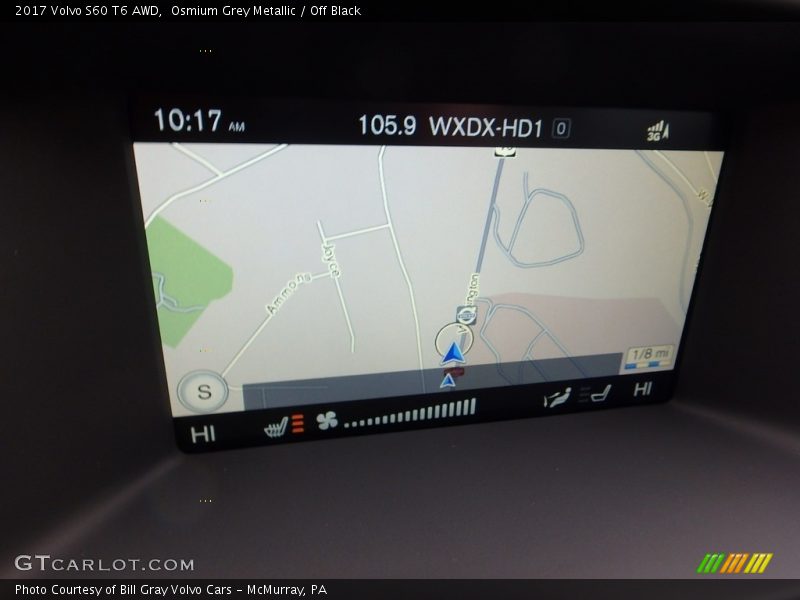 Osmium Grey Metallic / Off Black 2017 Volvo S60 T6 AWD
