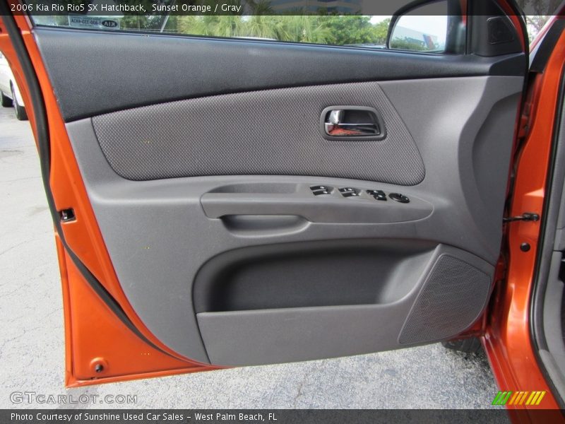 Sunset Orange / Gray 2006 Kia Rio Rio5 SX Hatchback