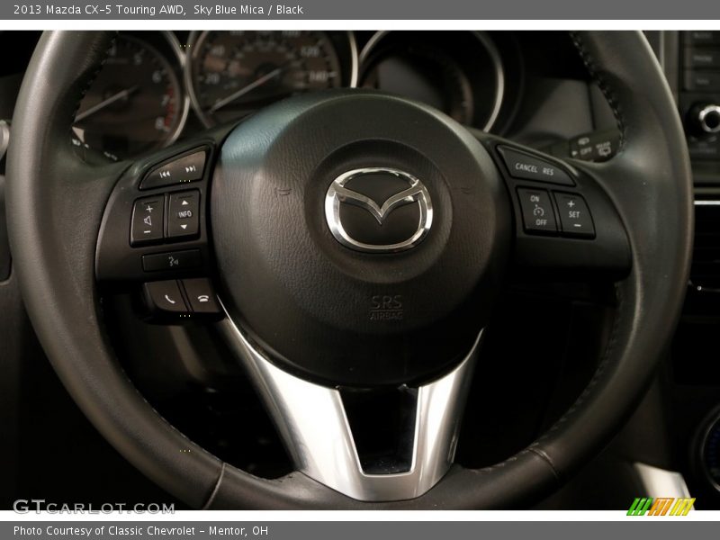 Sky Blue Mica / Black 2013 Mazda CX-5 Touring AWD