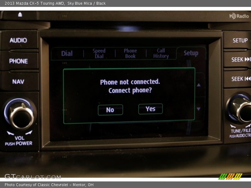 Sky Blue Mica / Black 2013 Mazda CX-5 Touring AWD