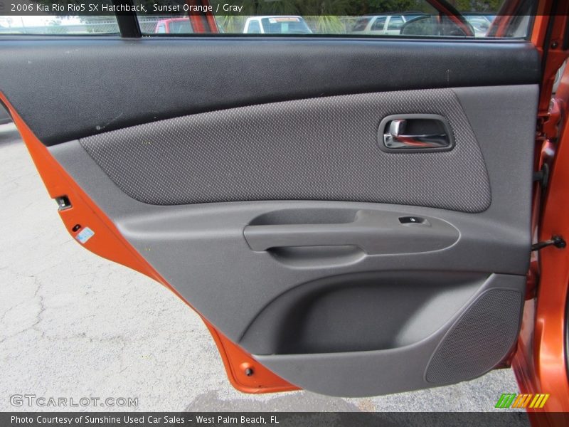 Sunset Orange / Gray 2006 Kia Rio Rio5 SX Hatchback