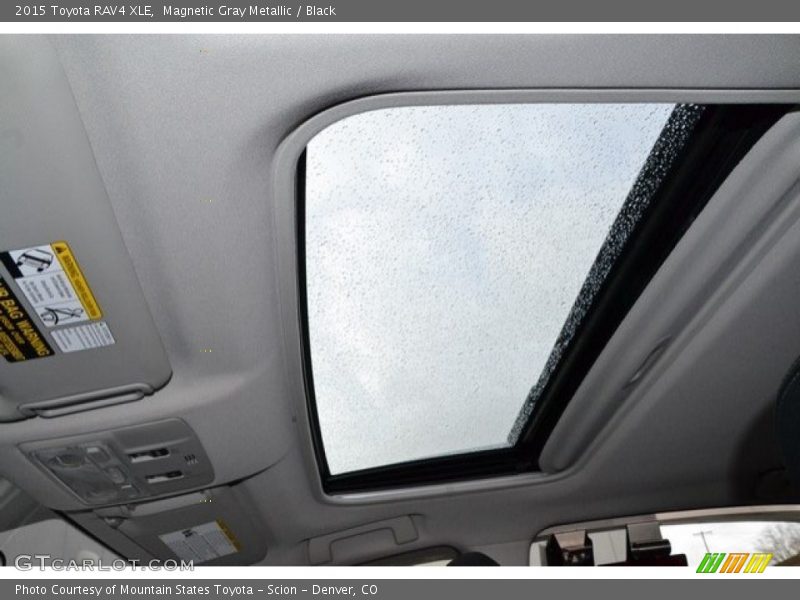 Magnetic Gray Metallic / Black 2015 Toyota RAV4 XLE