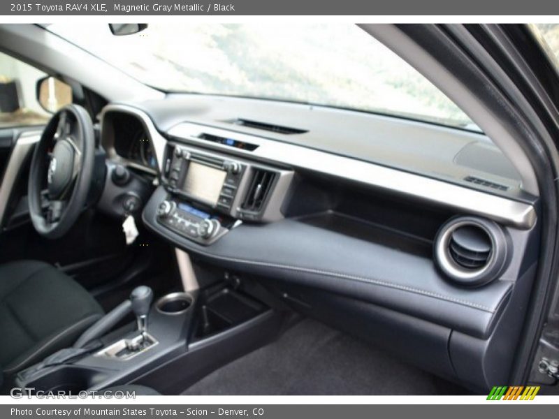 Magnetic Gray Metallic / Black 2015 Toyota RAV4 XLE