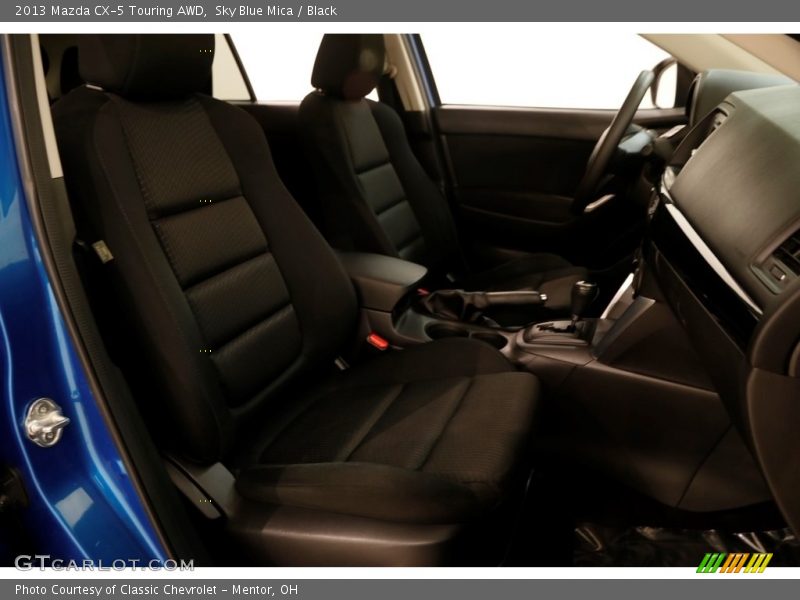 Sky Blue Mica / Black 2013 Mazda CX-5 Touring AWD