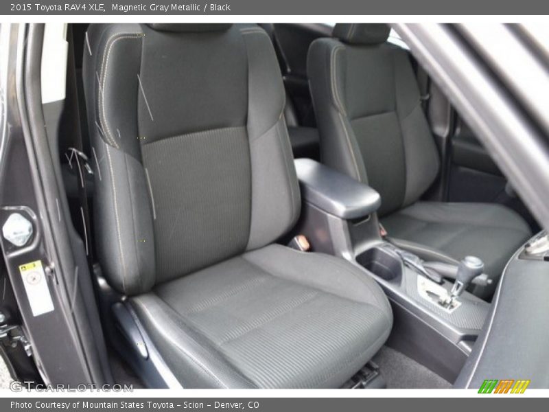 Magnetic Gray Metallic / Black 2015 Toyota RAV4 XLE