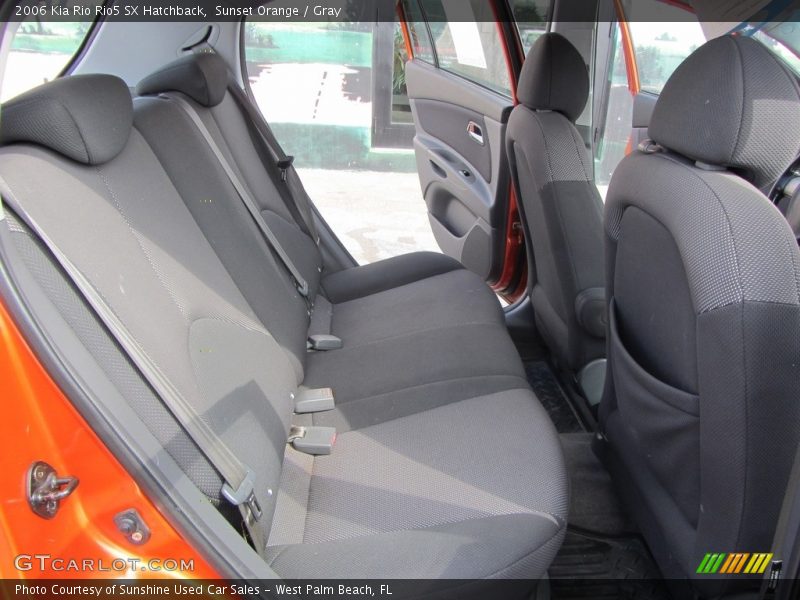 Sunset Orange / Gray 2006 Kia Rio Rio5 SX Hatchback