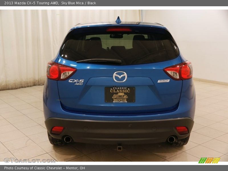 Sky Blue Mica / Black 2013 Mazda CX-5 Touring AWD