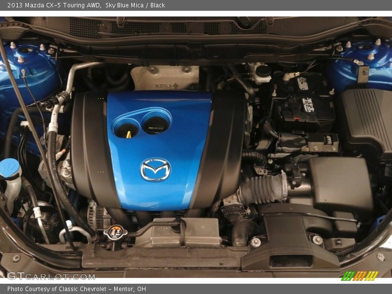 Sky Blue Mica / Black 2013 Mazda CX-5 Touring AWD
