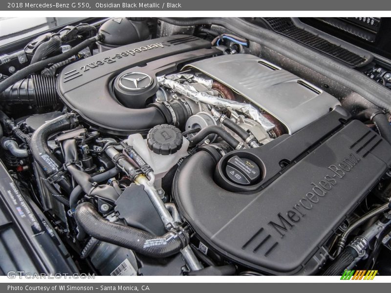  2018 G 550 Engine - 4.0 Liter DI biturbo DOHC 32-Valve VVT V8