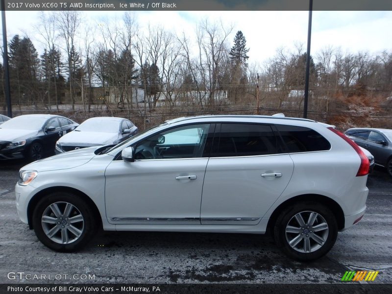 Ice White / Off Black 2017 Volvo XC60 T5 AWD Inscription