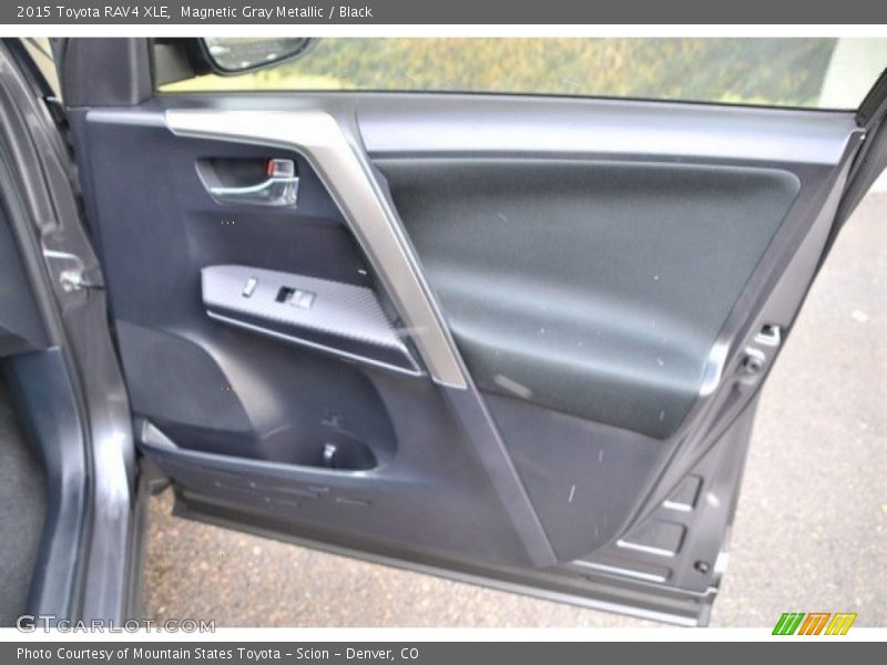 Magnetic Gray Metallic / Black 2015 Toyota RAV4 XLE