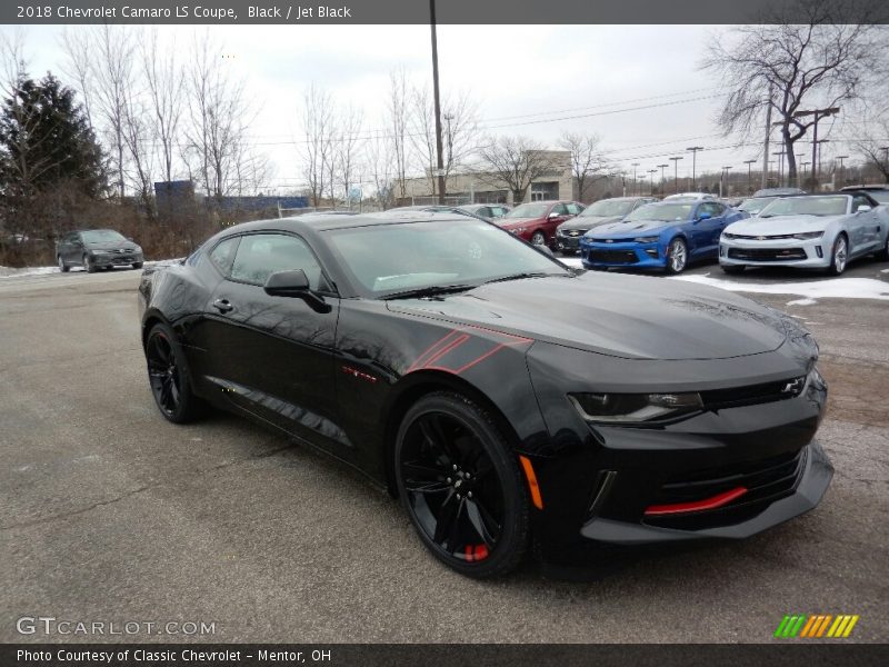 Black / Jet Black 2018 Chevrolet Camaro LS Coupe